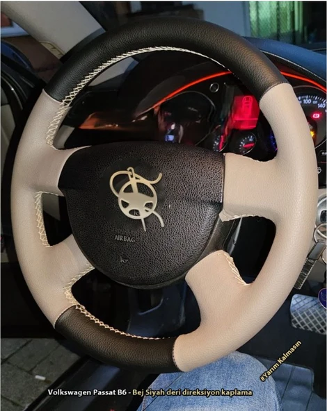 Volkswagen Transporter T5 Araca Özel Dikmeli Direksiyon Kılıfı ürün görseli