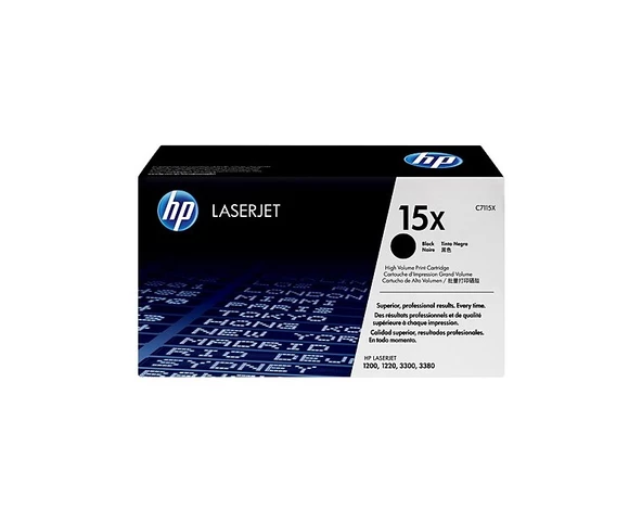 HP C7115X Black Toner Kartus 15X C7115X