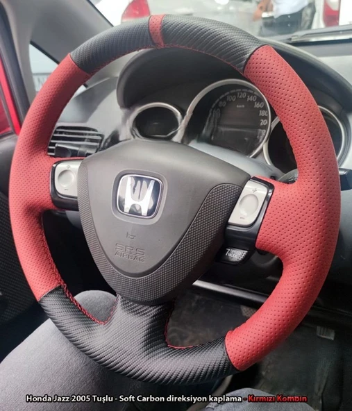 Honda Jazz 2005 Araca Özel Dikmeli Direksiyon Kılıfı - Resim 2