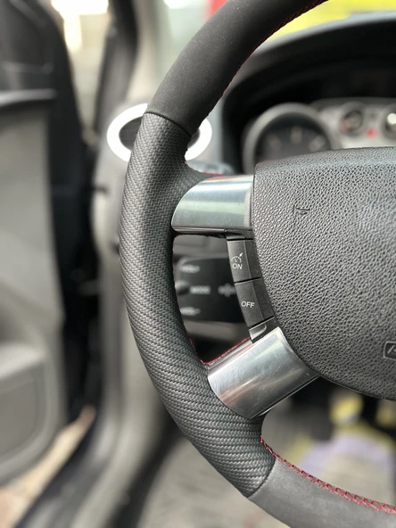 Ford Focus 2.5 Araca Özel Direksiyon Kılıfı (DERİSİ sökülüp Yapılması Gerekiyor) - Resim 5