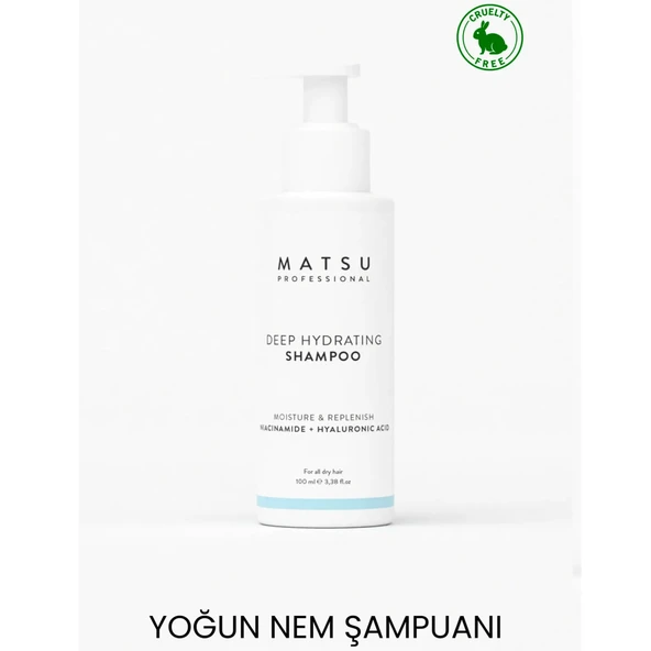 Matsu Deep Hydrating Nemlendirici Bakım Şampuanı 100 ml Seyahat Boy