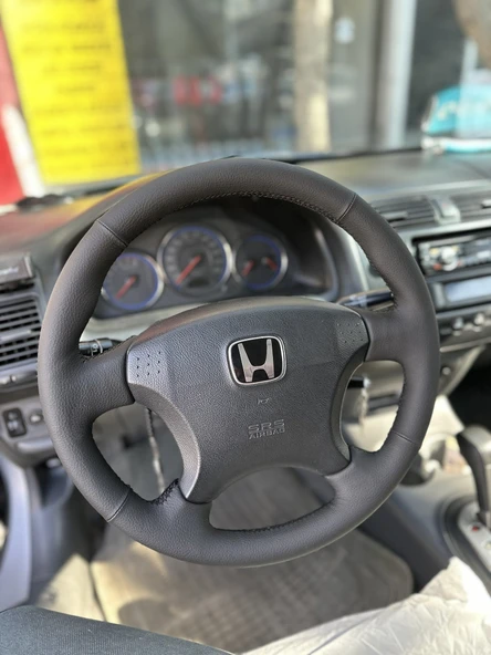 Honda Vtec2 Araca Özel Direksiyon Kılıfı Direksiyon Uyumlu (DÜZ MODEL) - 3