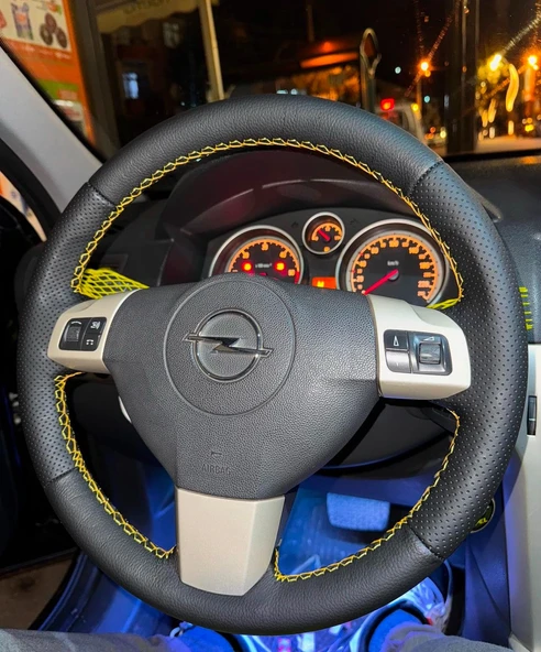 Opel Astra H Araca Özel Direksiyon Kılıfı (Orjinal Deri Sökülmesi Gerekmektedir ) - 2