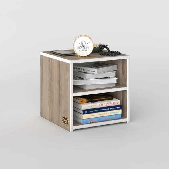 Kenzlife komodin meydey crd 39*39*39 komidin kitaplık ayakkabılık - Resim 2