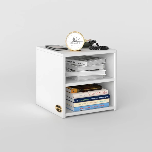 Kenzlife komodin meydey byz 39*39*39 komidin kitaplık ayakkabılık - Resim 2