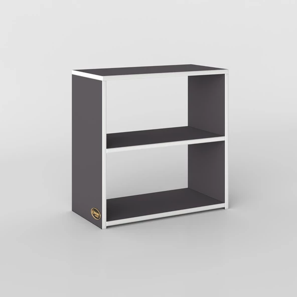 Kenzlife komodin riki gri 60*60*30 komidin kitaplık ayakkabılık - Resim 3