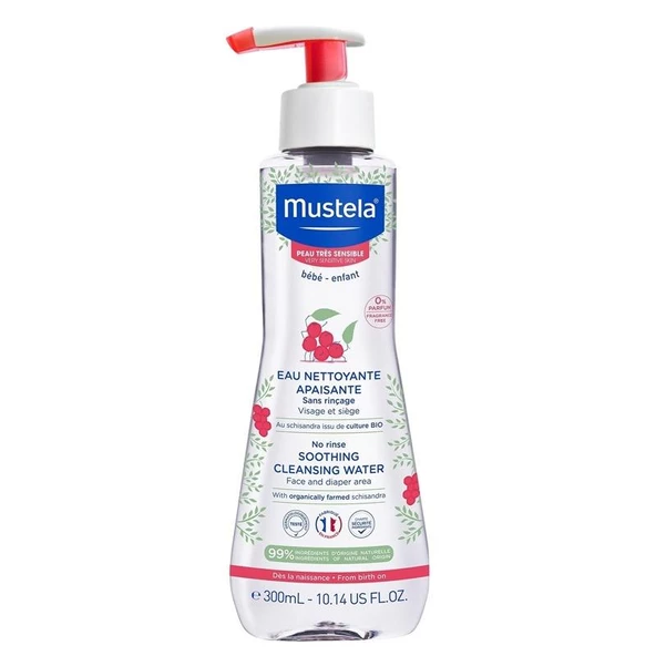 Mustela Durulama Gerektirmeyen Temizleme Suyu Çok Hassas Ciltler 300 Ml - SKT: 09/2025