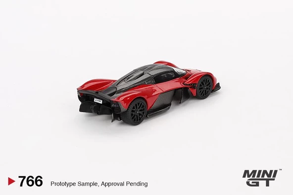 Mini Gt Aston Martin Valkyrie Hyper Red 766 - Resim 3