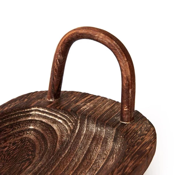 BAMBUM B1632 BAVOBambum Bavola Kuplu Büyük Oval Tepsi B1632 - 2