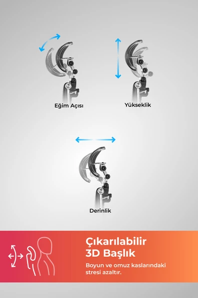 Metta Yoga 4DT Ergonomik Deri ve Fileli Ofis Koltuğu / Yönetici Sandalyesi / - CC.F.15.13A - 6