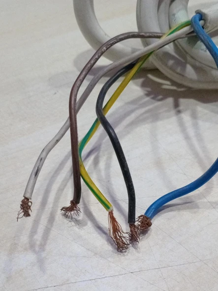 ELEKTRİK KABLOSU 415CM  ( 4.15MT ) SARTEL 5 x 1.5 mm2 H05VV-F (NYMHY) 300+500 V TEK PARÇA KABLO - 3