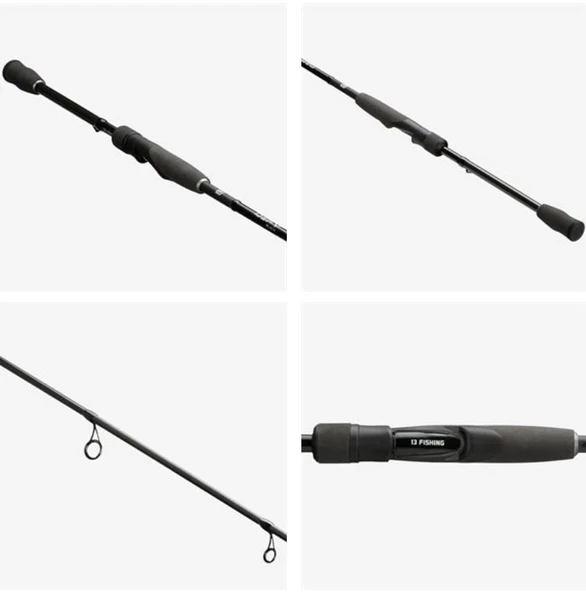 13 Fishing Defy Black 213 cm 20-80g Atarlı Karbon Spin Olta Kamışı - Resim 2