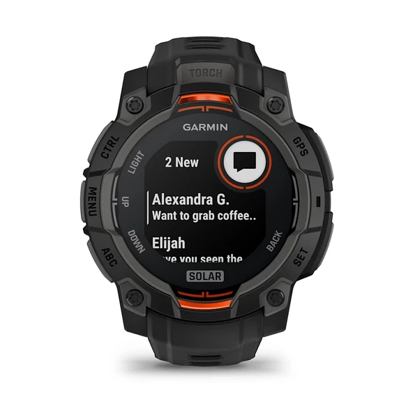 Garmin Instinct 3 – 45 mm, Solar Siyah - 3