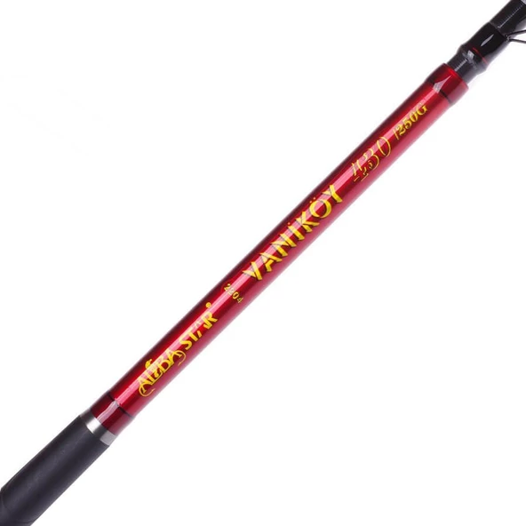 Albastar Vaniköy 430 cm 100-250g Atarlı Karbon Surf Olta Kamışı - Resim 3