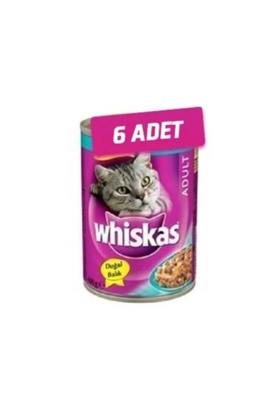 6 Adet - Ton Balikli Yetişkin Kedi Konservesi 400 Gr