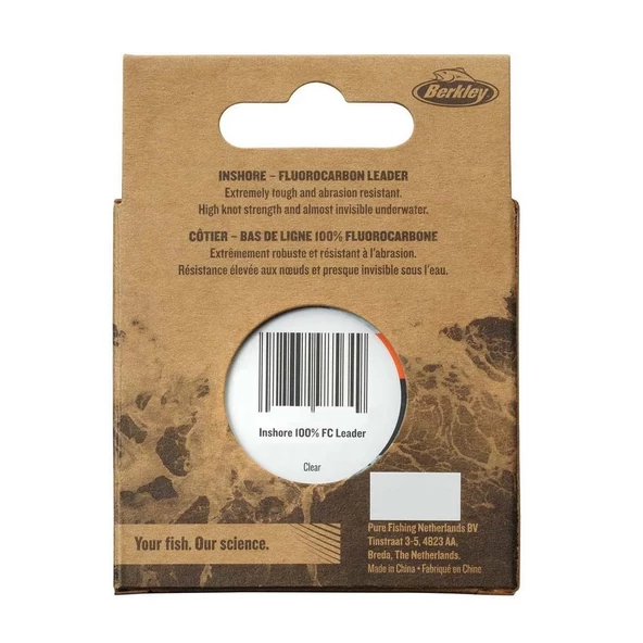 Berkley Nautil Inshore %100 Fluorocarbon 0,145 mm 50m Leader Misina 1.3kg Çeker - 4