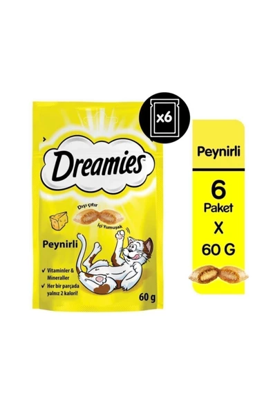 Peynirli Kedi Ödül Maması 60 gr 6 Adet