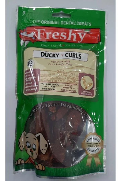 Freshy Ducky Curls Doğal Ördek Etinden Burgu Ödül ürün görseli 1