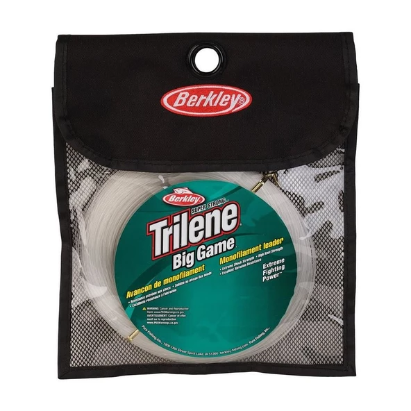 Berkley Big Game Leaders 200 lbs 100m Monofilament Lider Misina 90.7 kg Çeker