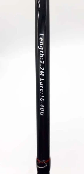 Albastar Unique 198 cm 10-40g Atarlı Karbon Spin Olta Kamışı - Resim 3