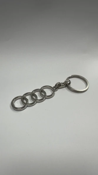 AUDİ Halka Metal Anahtarlık Araba Anahtarlığı KEMER SUSTURUCU HEDİYELİ 1 ADET - Resim 2