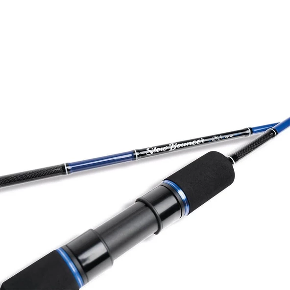 Mustad Slow Bouncer 195 cm 200g Aksiyonlu Karbon Tetikli Slow Jigging Olta Kamışı - Resim 2