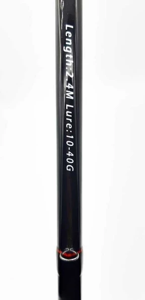 Albastar Unique 198 cm 10-40g Atarlı Karbon Spin Olta Kamışı - Resim 4