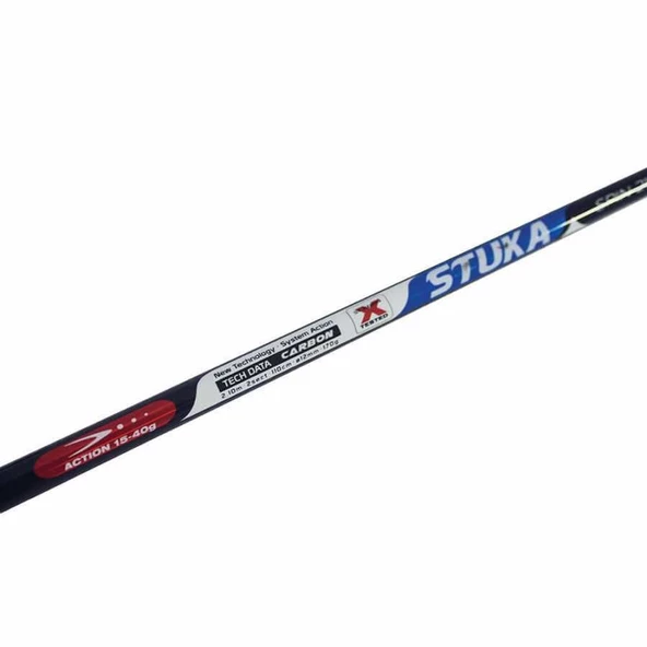 Kali Kunnan Stuka 240 cm 15-40g Atarlı Karbon Spin Olta Kamışı - Resim 2