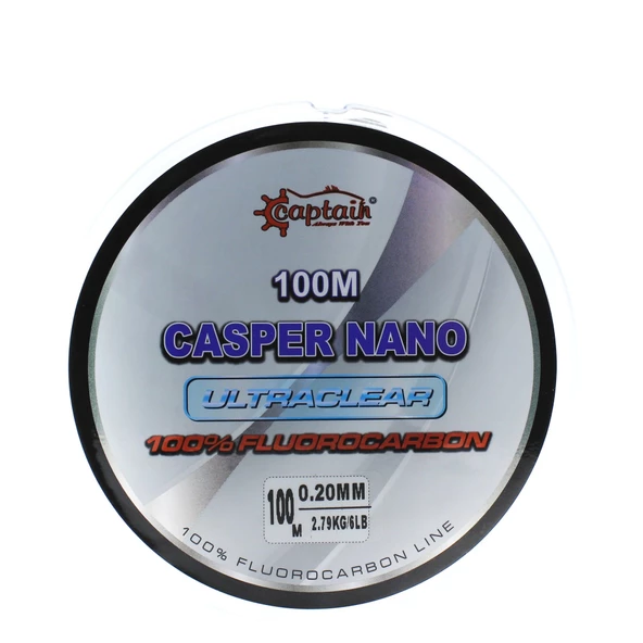 Captain Casper Nano 0.30 mm 100m %100 Fluoro Carbon Misina 6.4kg Çeker - 3