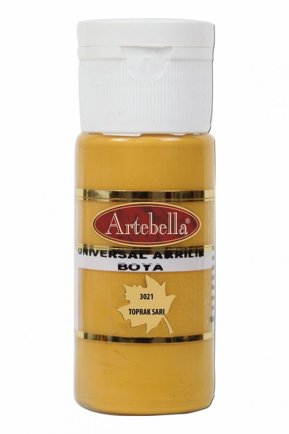 Artebella Akrilik Boya 30210030 Toprak Sarı 30 ml - 2