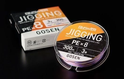 Gosen Jigging Answer 5.0 PE 300m 8 Örgü İp Misina 29.5kg Çeker