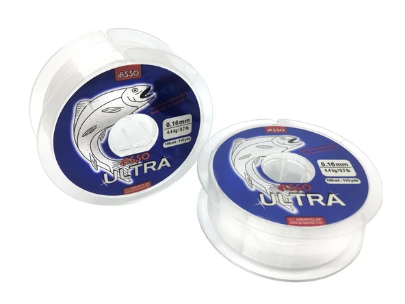 Asso Ultra Paralelling 0.22 mm 100m Beyaz Monofilament Misina 9kg Çeker