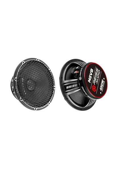 Reiss Audio RS-M8VB 20 cm Profesyonel Midrange 450W Maksimum 150W Rms