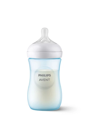 Philips Avent Doğal Tepkili Pp Mavi Biberon 260ml 1 Ay Scy903/21 - Resim 2