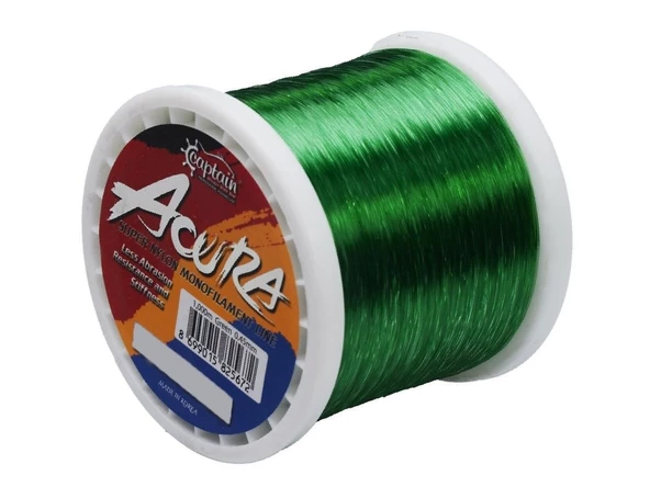 Captain Acura 0.35 mm 1000m Yeşil Monofilament Misina 6.80kg Çeker