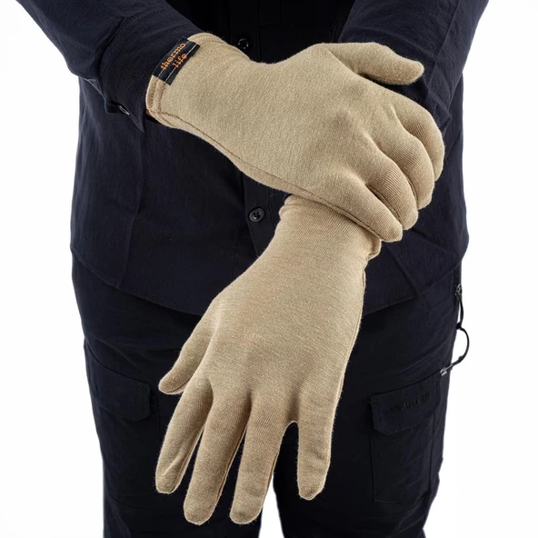 Kışlık Termal Eldiven - Kum - Unisex