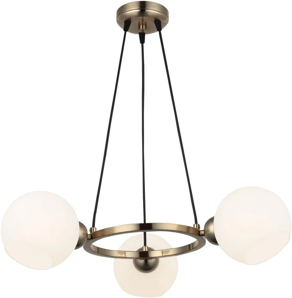 Lucea PAGANICO 3 LU ANTIK LAK AVİZE 3XE27