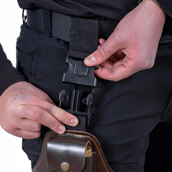 Deri Bacak Fişekliği - Savage - Kahve - 18'li - Resim 8