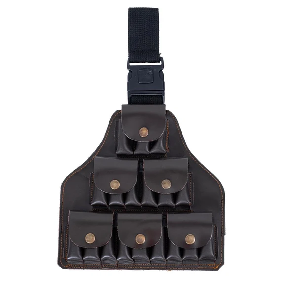 Deri Bacak Fişekliği - Savage - Kahve - 18'li - Resim 7