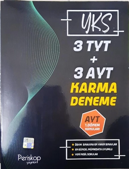 Tandem Yayınları Yks 3 Tyt + 3 Ayt  Karma Deneme