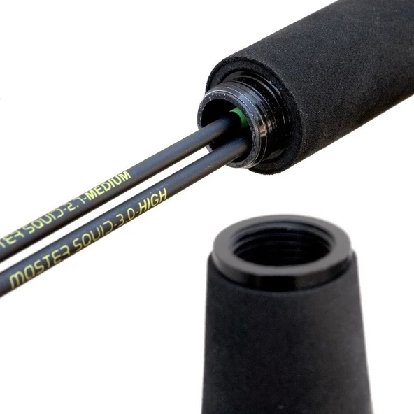 Lineaeffe FF Master Squid Egi 240 cm 1-4g Aksiyonlu 2 Yedek Uçlu Kalamar Kamışı - 3