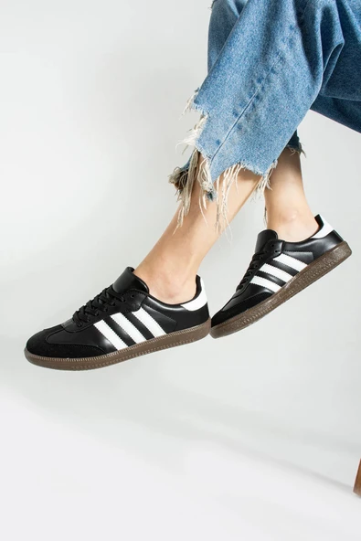 Süper Yumuşak Tam Ortopedik Yan Pedli İç Dış Deri İşleme Su Geçirmez 4 Mevsim Unisex Sneaker Spor Ayakkabı - 4