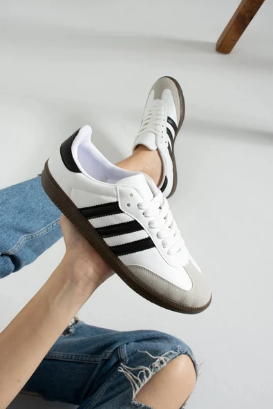 Süper Yumuşak Tam Ortopedik Yan Pedli İç Dış Deri İşleme Su Geçirmez 4 Mevsim Unisex Sneaker Spor Ayakkabı - 5