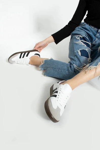 Süper Yumuşak Tam Ortopedik Yan Pedli İç Dış Deri İşleme Su Geçirmez 4 Mevsim Unisex Sneaker Spor Ayakkabı - 11