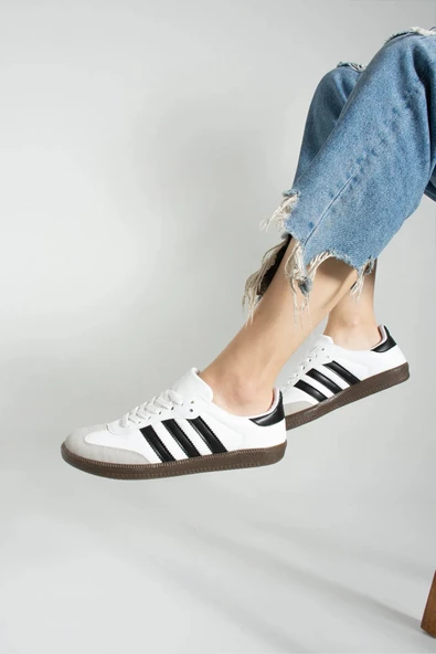 Süper Yumuşak Tam Ortopedik Yan Pedli İç Dış Deri İşleme Su Geçirmez 4 Mevsim Unisex Sneaker Spor Ayakkabı - 3