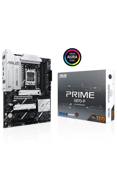 PRIME X870-P AMD X870 SOKET AM5 DDR5 8000+(OC