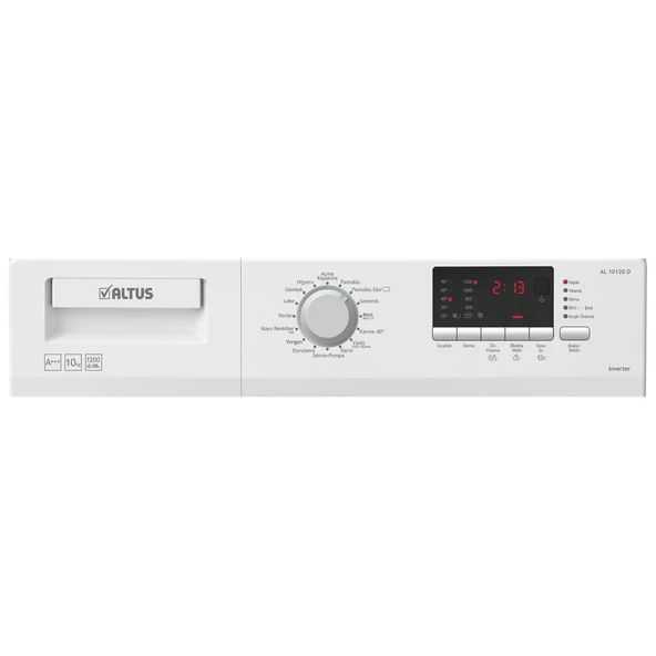 Altus AL-10123 D 10 KG 1200 Devir Çamaşır Makinesi - 2