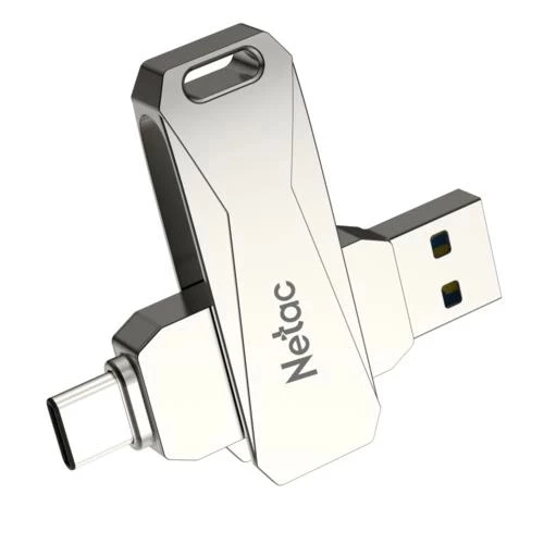 Flash Bellek 64 GB Usb Ve Type-C 3.0 Netac NT03U782C-064G-30PN