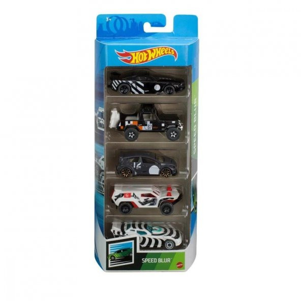 Hot Wheels 5li Araba Seti SPEED BLUR GTN45 - 2