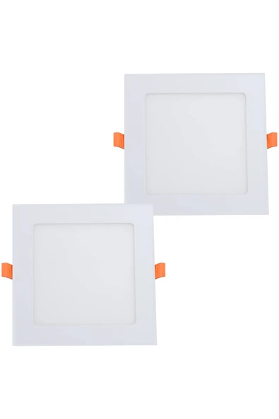 Yüksek Verimli 12W Kare Sıva Altı Led Panel MX-1032-sıva altı kare spot led - 1080 Lümen 15.000 Saat 4000K Ilık Beyaz - 2